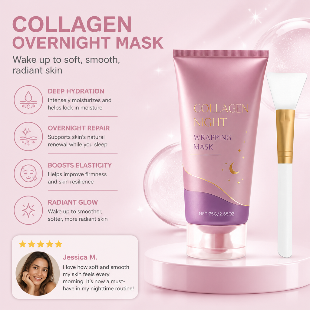 Collagen Overnight Mask – Wake Up to Soft, Smooth, Radiant Skin