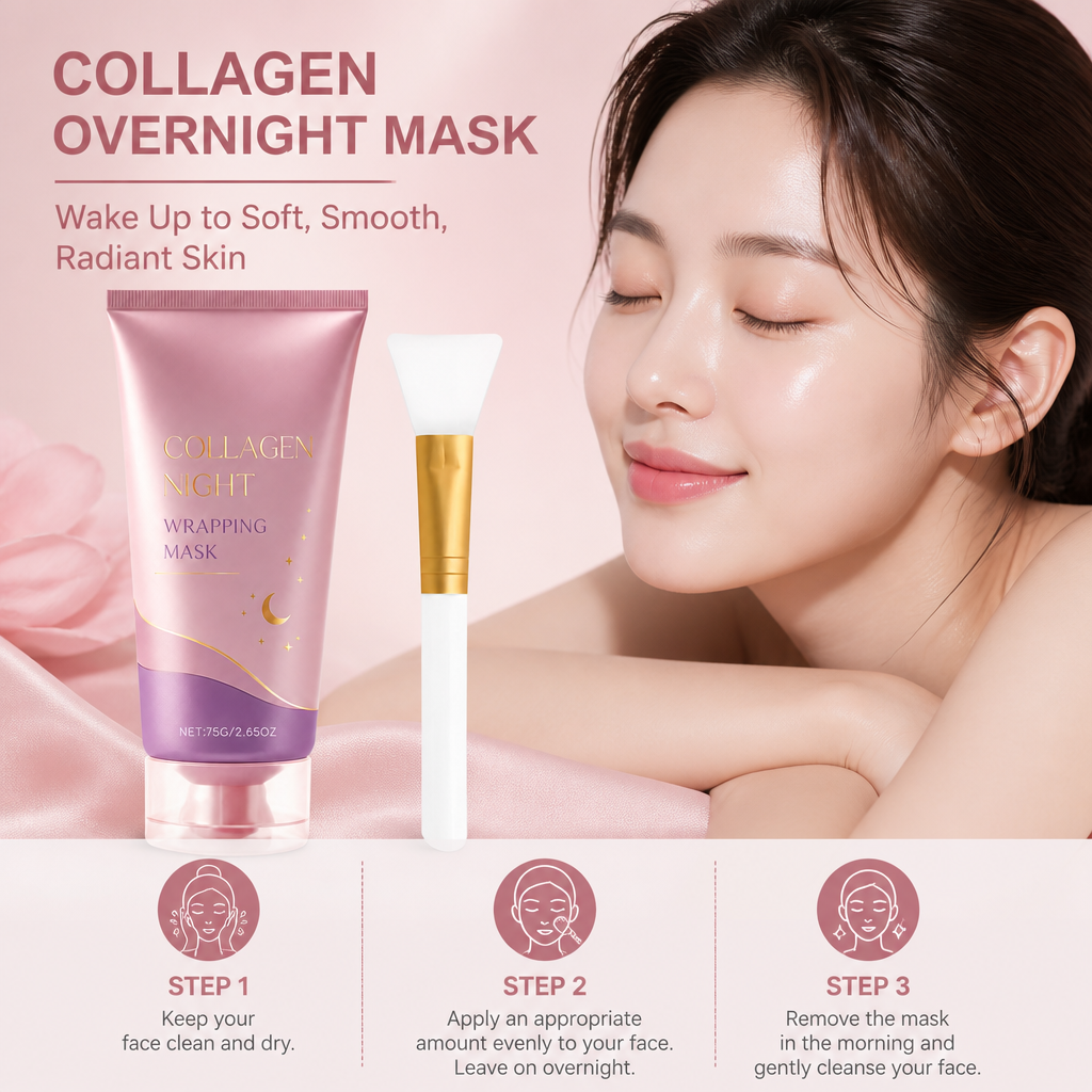 Collagen Overnight Mask – Wake Up to Soft, Smooth, Radiant Skin