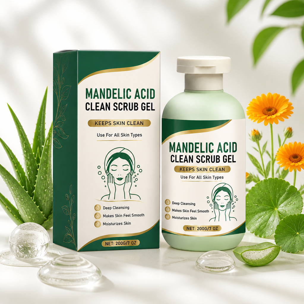 Mandelic Acid Scrub Gel – Gentle Exfoliation for Soft, Smooth Skin