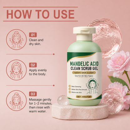 Mandelic Acid Scrub Gel – Gentle Exfoliation for Soft, Smooth Skin