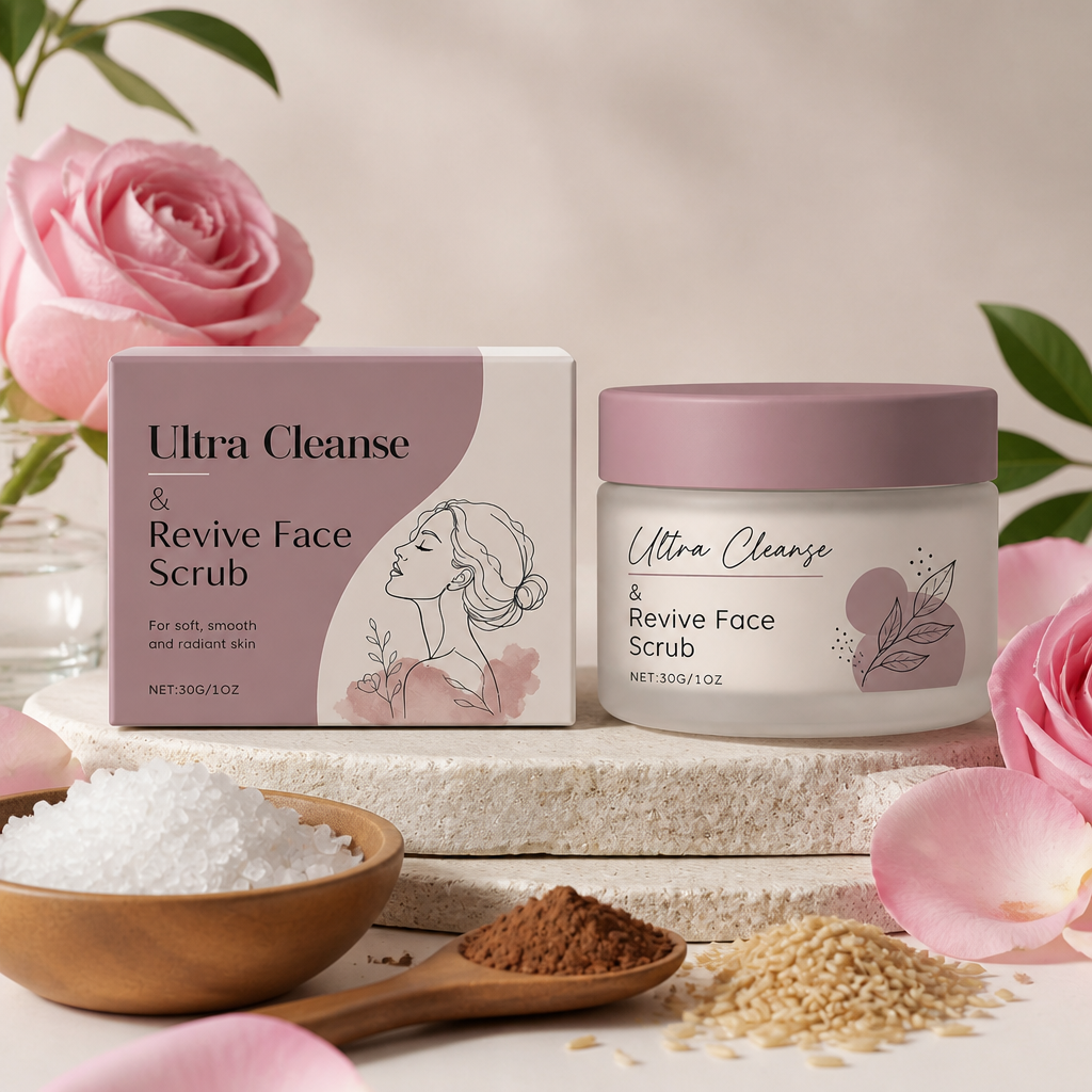 Rose Face Scrub – Gentle Exfoliation for Smooth, Radiant Skin