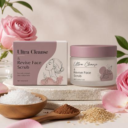 Rose Face Scrub – Gentle Exfoliation for Smooth, Radiant Skin