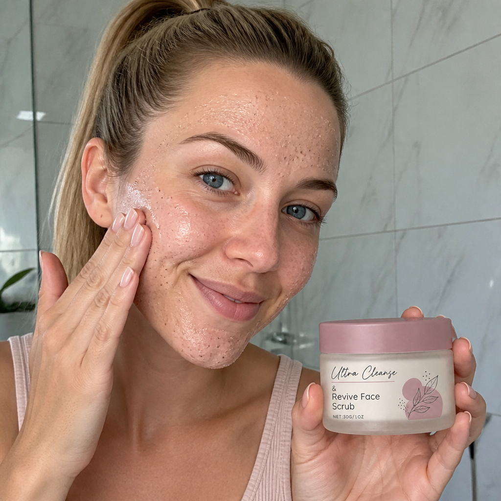Rose Face Scrub – Gentle Exfoliation for Smooth, Radiant Skin