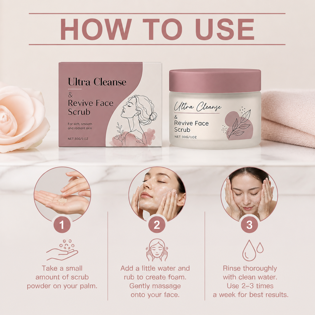 Rose Face Scrub – Gentle Exfoliation for Smooth, Radiant Skin