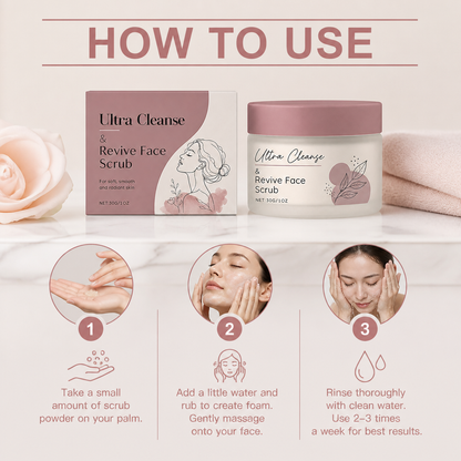 Rose Face Scrub – Gentle Exfoliation for Smooth, Radiant Skin