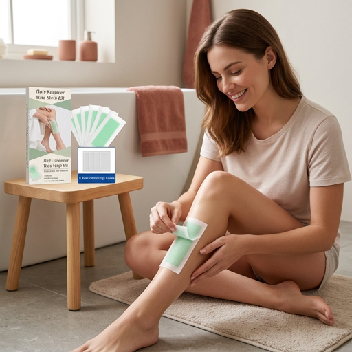Natural Wax Hair Removal Strips – Smooth Skin Care for Easy Hair Removal
