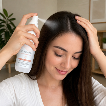 Rice Extract Scalp Nourishing Spray For Healthier Looking Hair