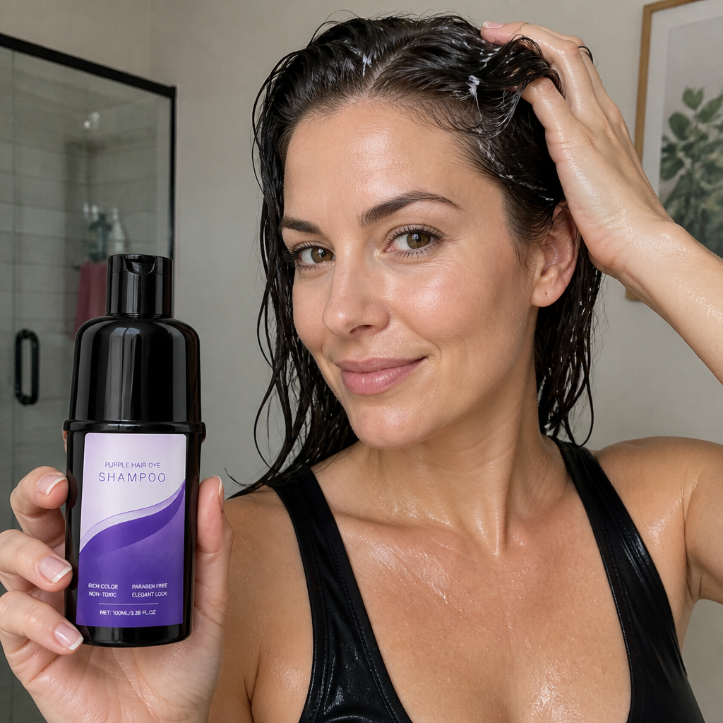 Black Sesame Color Care Shampoo – Natural-Looking Dark Hair Refresh