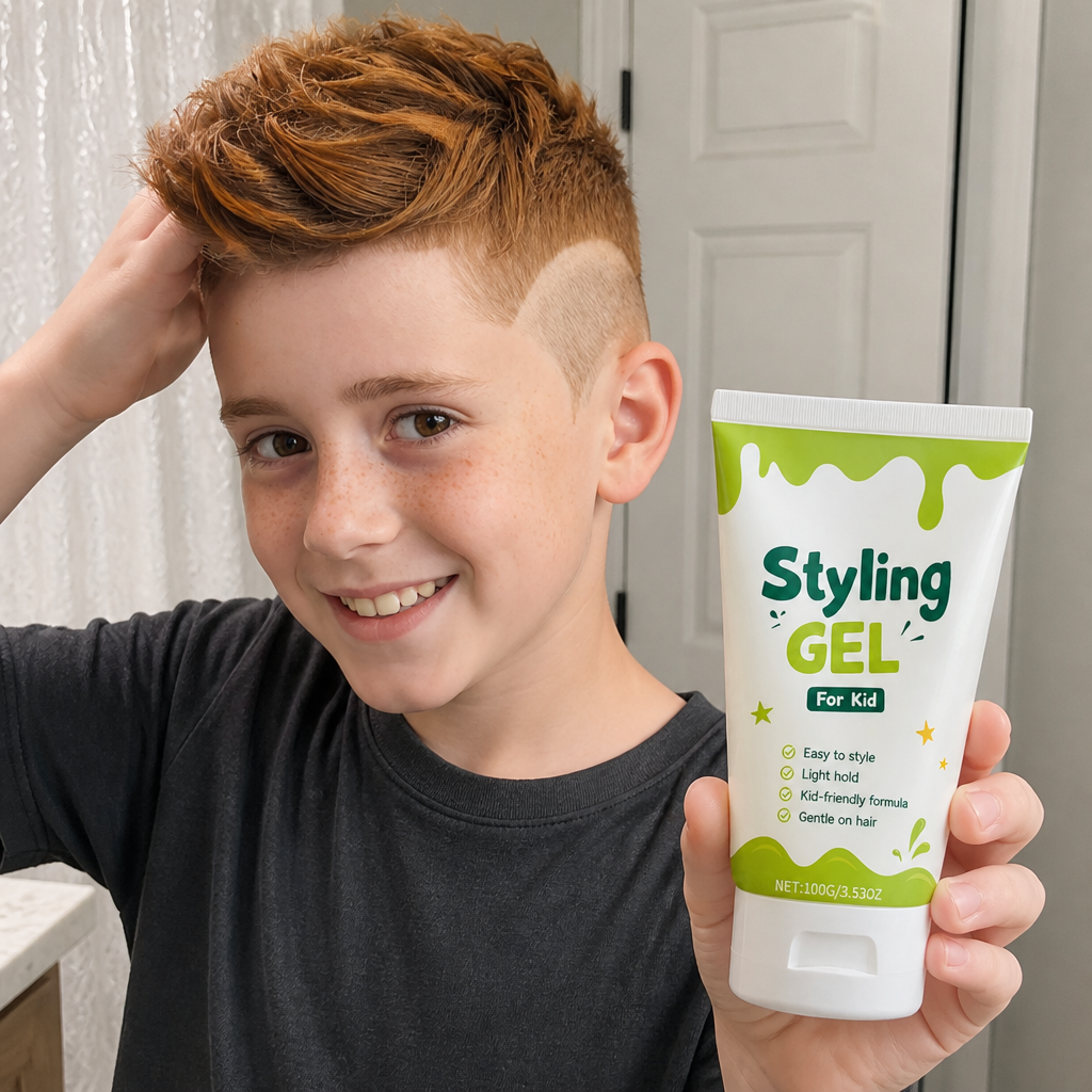Kids Hair Styling Gel – Gentle Hold & Moisturizing Hair Care