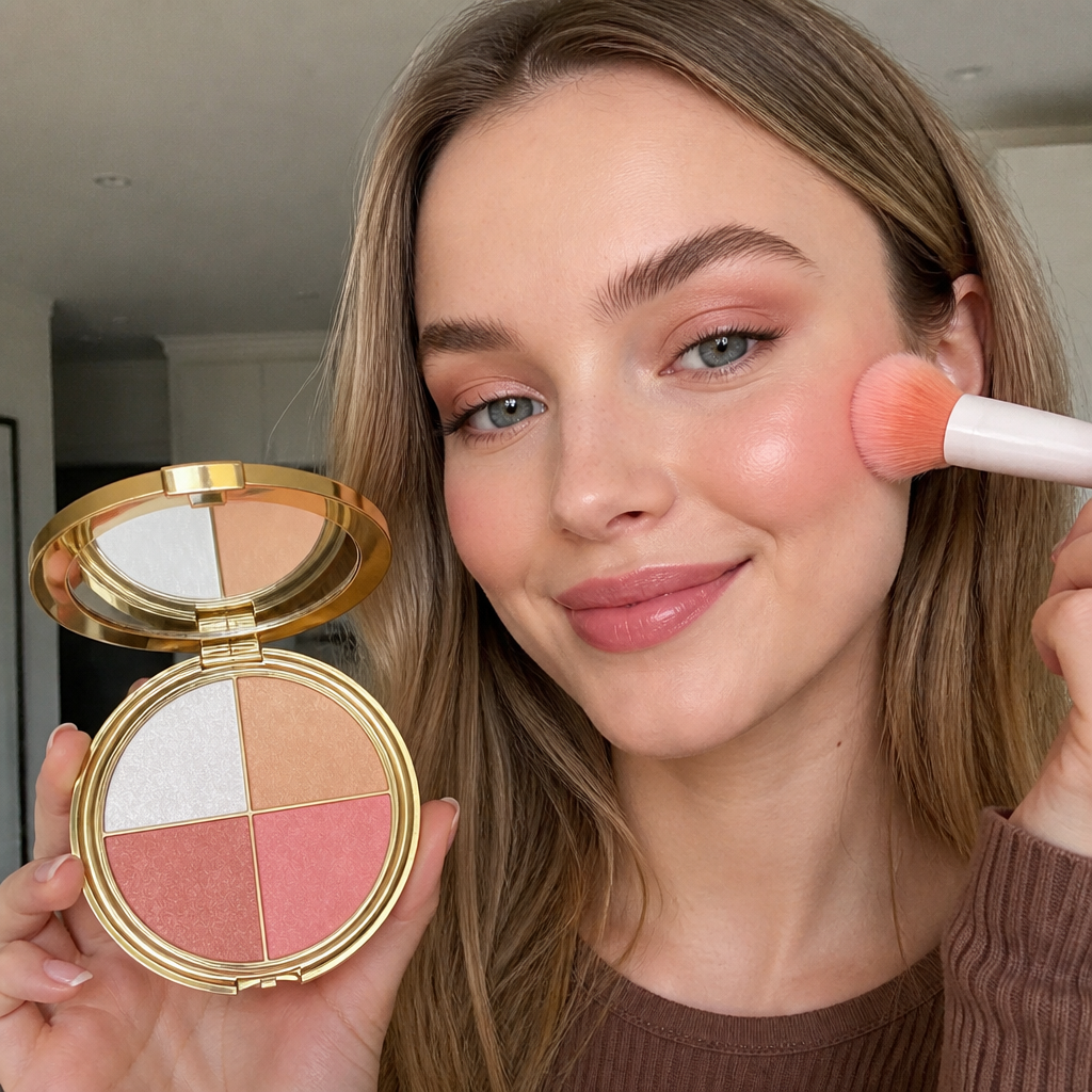 Radiant Multi-Use Face Glow Powder for Eyes, Cheeks & Highlight