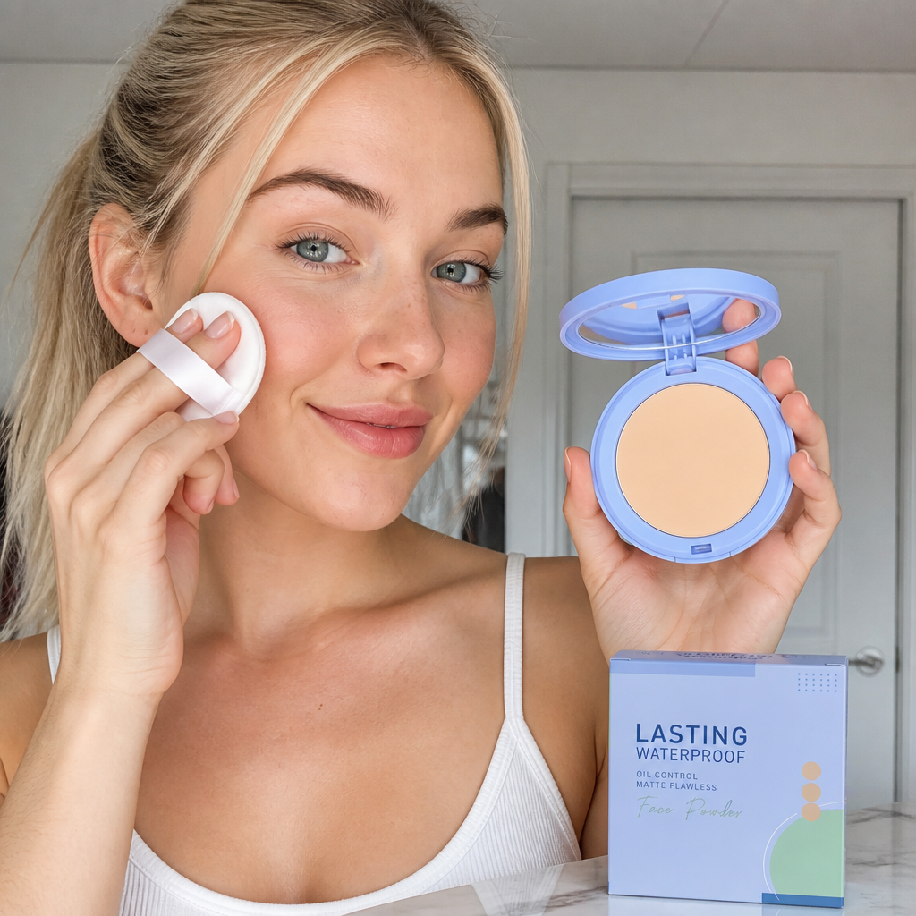 Silky Soft Blur Pressed Powder – Lightweight Matte Finish & Smooth Coverage