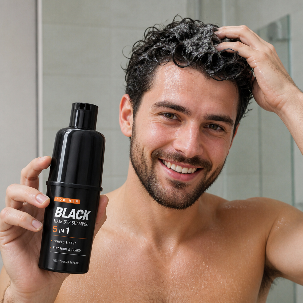 Black Hair Dye Shampoo – Easy Color Care For Natural-Looking Dark Hair
