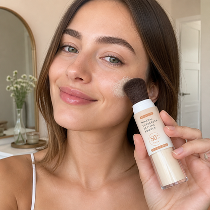 Mineral Sunscreen Setting Powder – Lightweight Matte Makeup Finish
