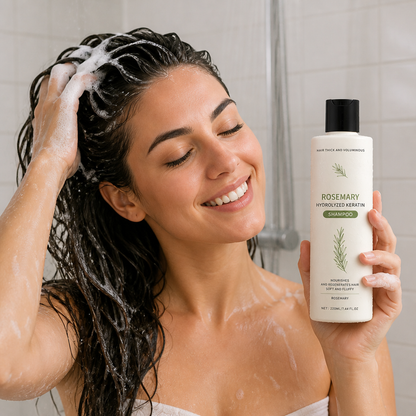 Rosemary Scalp Care Shampoo – Refreshing Formula For Smooth, Healthy-Looking Hair