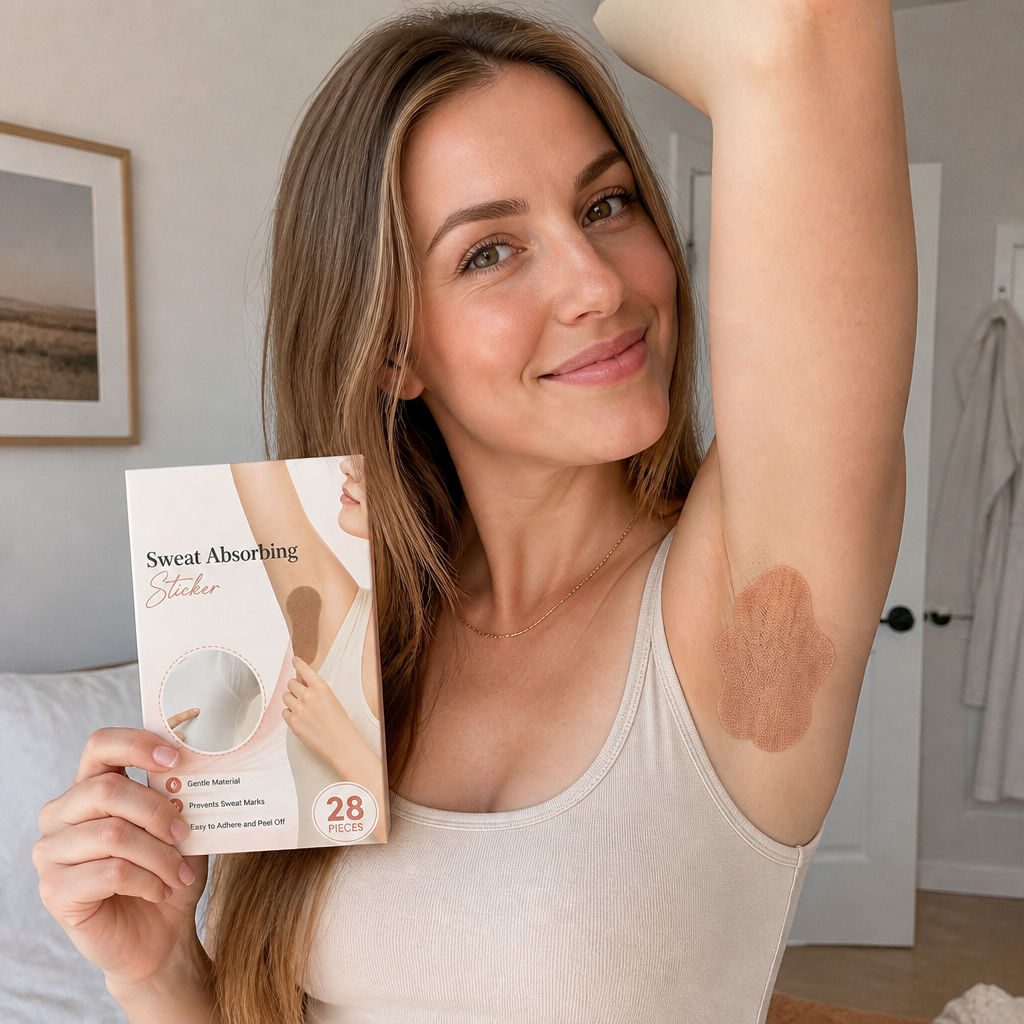 Ultra-Thin Underarm Sweat Absorbing Pads for All-Day Freshness