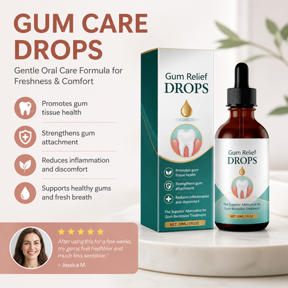 Gum Care Drops – Gentle Oral Care Formula for Freshness & Comfort