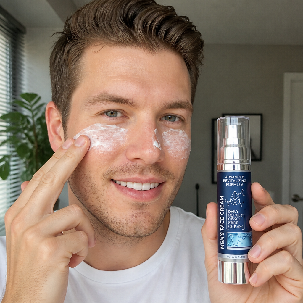 6 In 1 Men’s Face Cream – Hydrating Formula For Smooth-Looking Skin