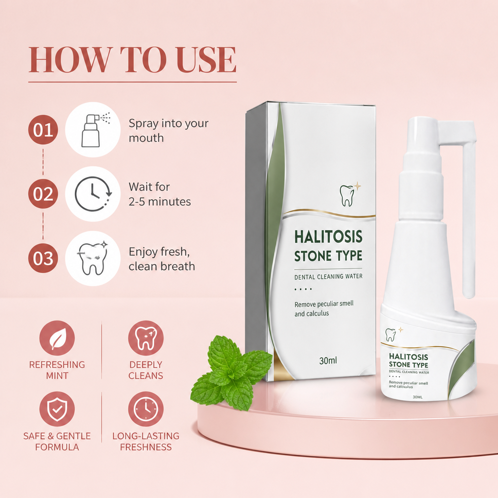 Peppermint Oral Spray – Fresh Breath Care With Gentle Daily Formula