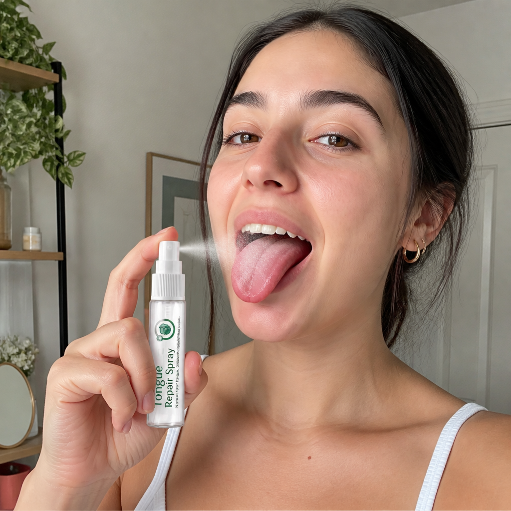 Natural Oral Freshness Spray – Hydrating Tongue & Mouth Care Formula