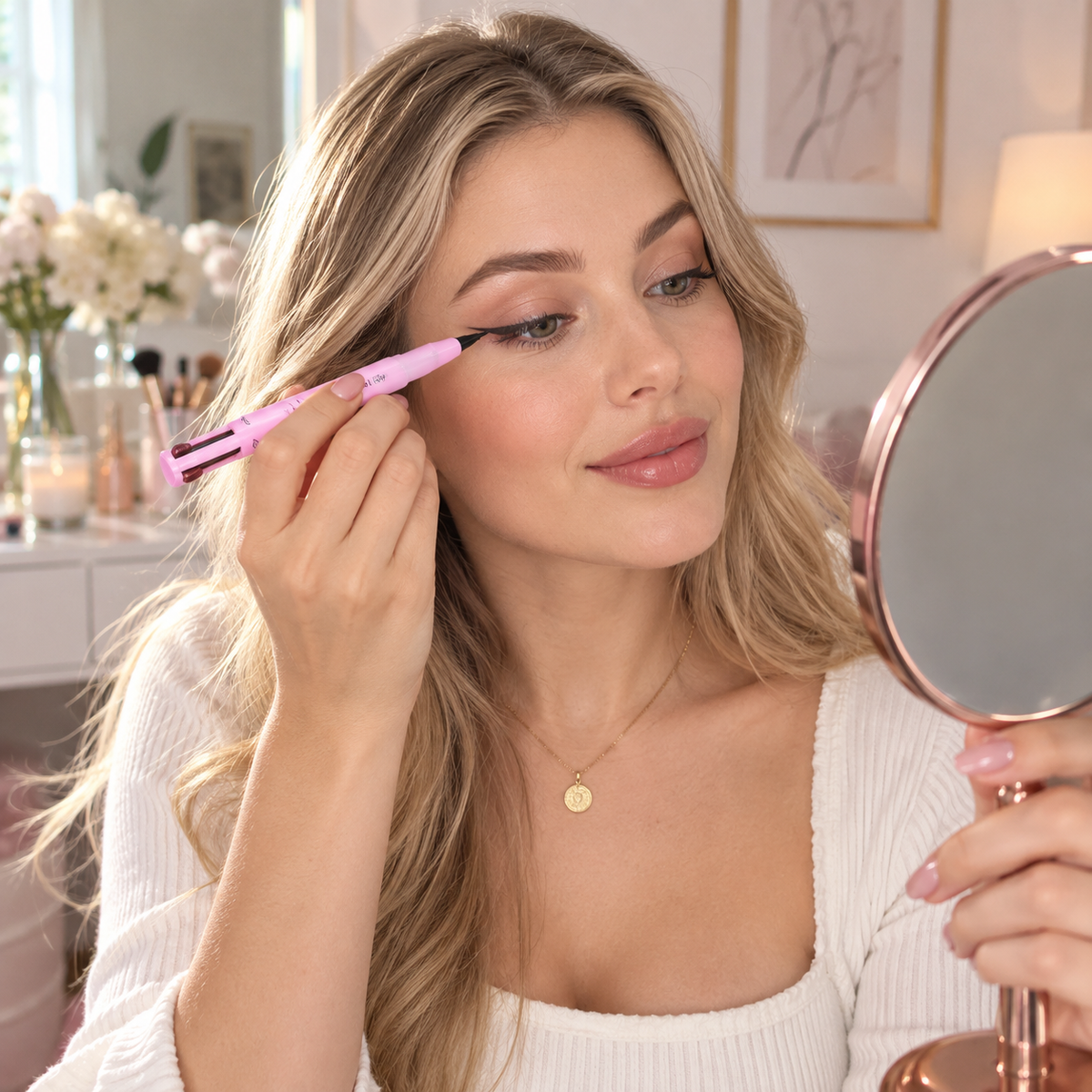 Four shades in a makeup pen