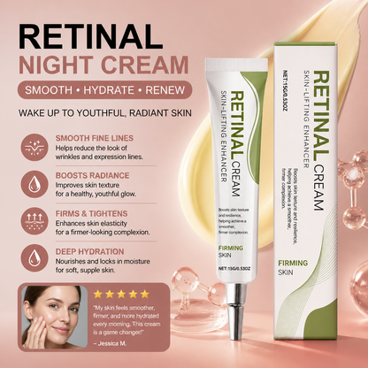 Retinal Night Cream – Smooths & Hydrates for Firmer-Looking Skin