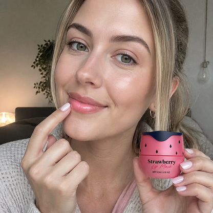 Strawberry Lip Sleeping Mask – Overnight Hydration for Soft, Smooth Lips