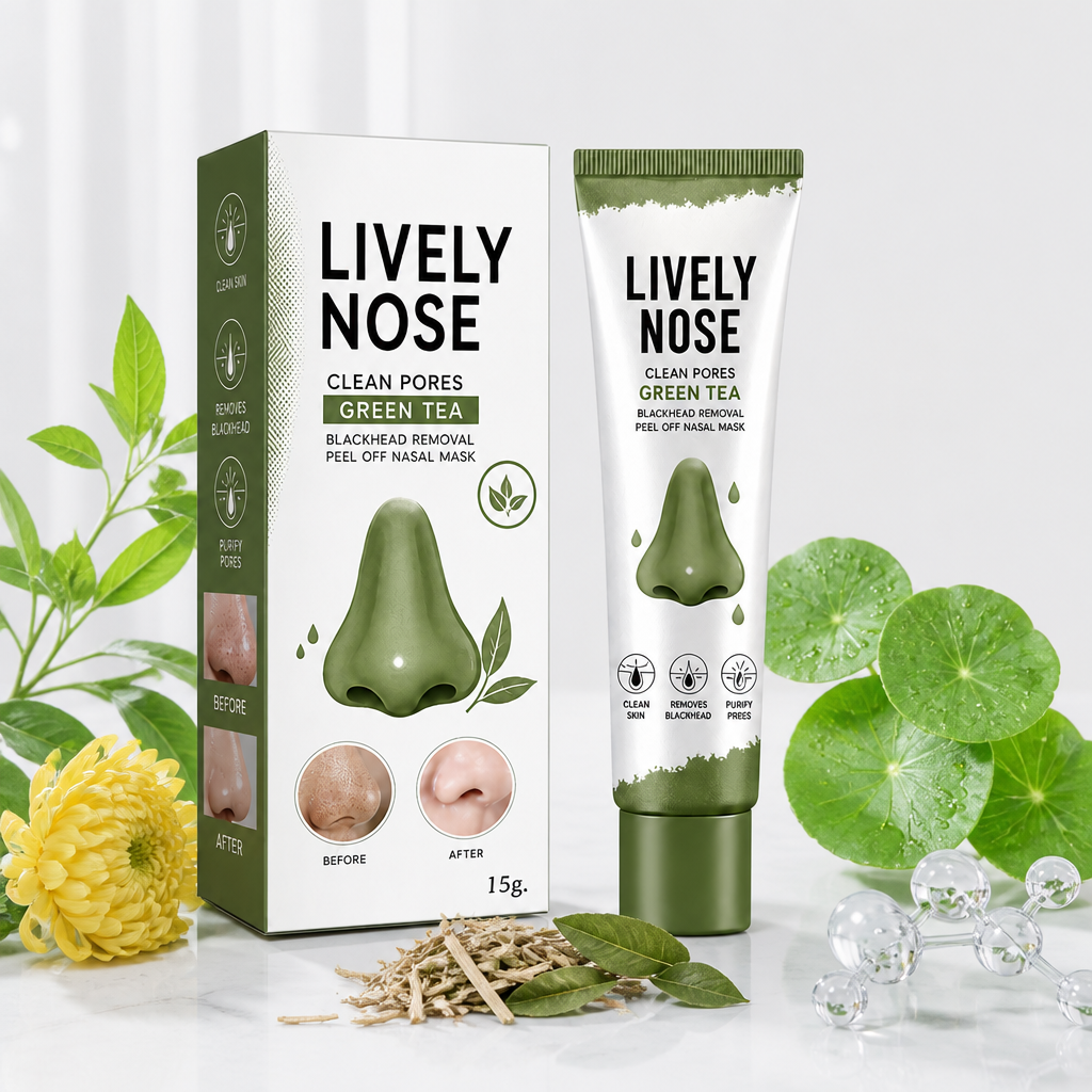 Green Tea Peel-Off Nose Mask – Clarifying Care for Cleaner-Looking Pores