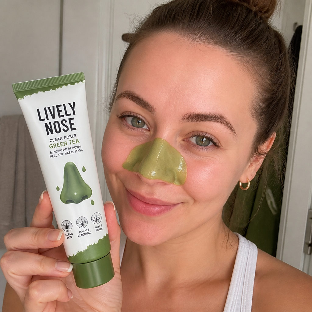 Green Tea Peel-Off Nose Mask – Clarifying Care for Cleaner-Looking Pores