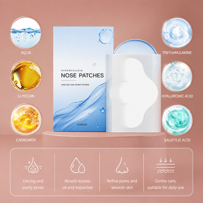 Hydrocolloid Nose Patches – Clarifying Care for Cleaner-Looking Pores