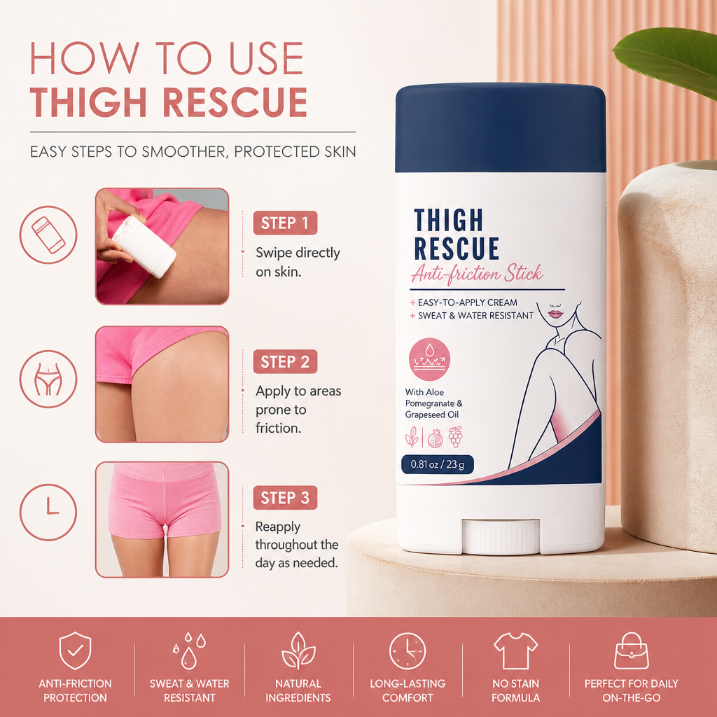 Anti-Chafe Body Stick – Long-Lasting Comfort for Smooth, Protected Skin