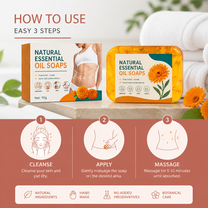 Botanical Essential Oil Cleansing Bar – Refreshing Daily Skin Care
