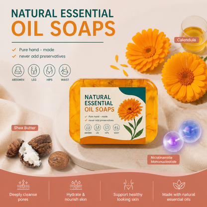 Botanical Essential Oil Cleansing Bar – Refreshing Daily Skin Care