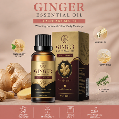 Ginger Essential Oil – Warming Botanical Oil for Daily Massage