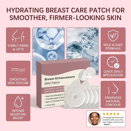 Hydrating Breast Care Patch for Smoother, Firmer-Looking Skin