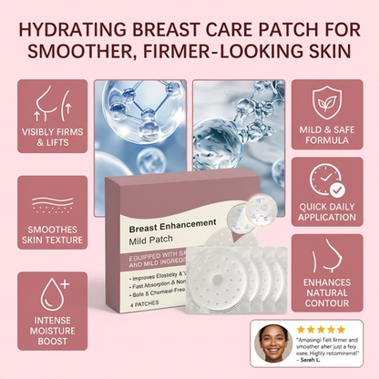 Hydrating Breast Care Patch for Smoother, Firmer-Looking Skin