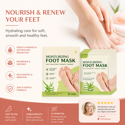 Hydrating Foot Mask – Nourishing Care for Soft, Smooth Feet