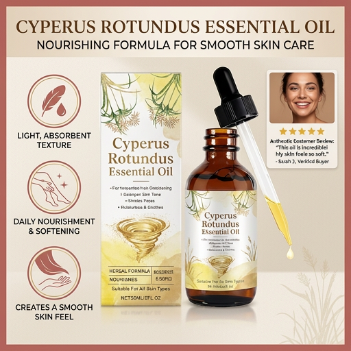 Cyperus Rotundus Oil – Nourishing Formula for Smooth Skin Care
