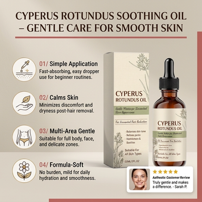 Cyperus Rotundus Soothing Oil – Gentle Care for Smooth Skin