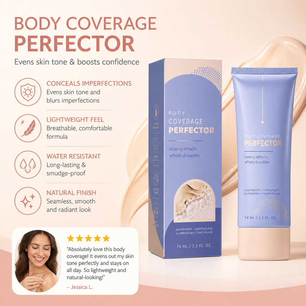 Body Covering Foundation Cream – Lightweight Formula For Even-Looking Skin
