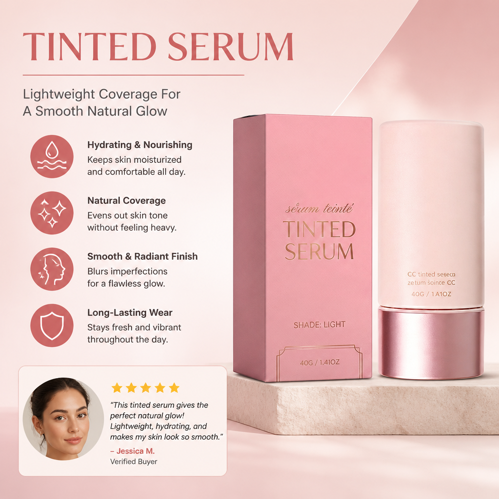 Tinted Serum – Lightweight Coverage For A Smooth Natural Glow