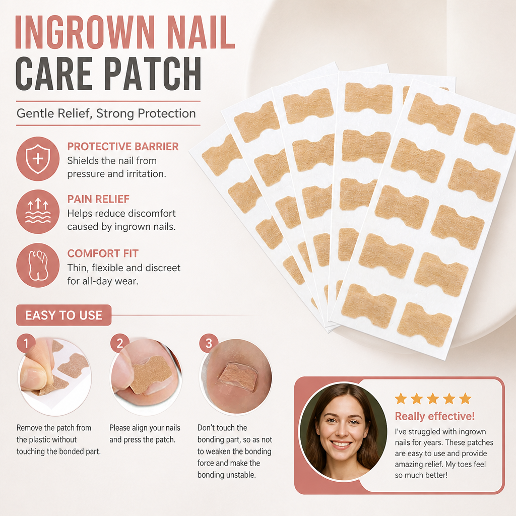 Ingrown Nail Care Patch – Comfortable Support For Nail Protection