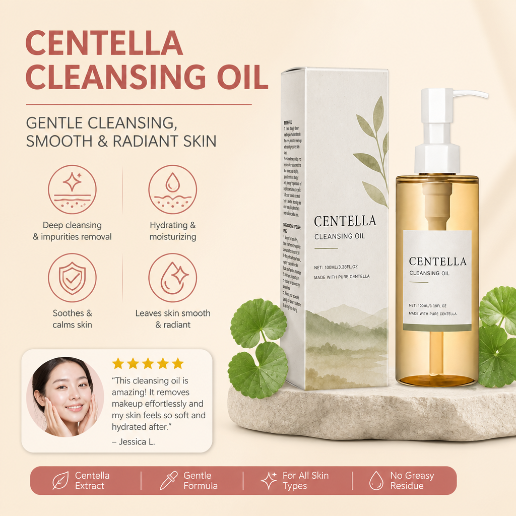 Centella Cleansing Oil – Gentle Makeup Removal For Smooth Skin