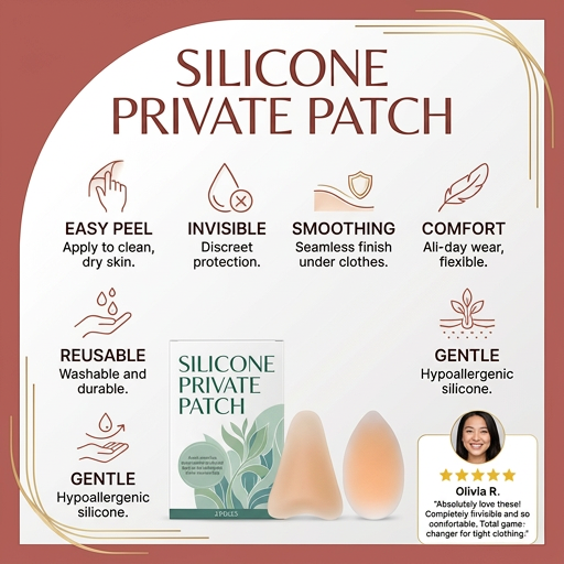 Invisible Silicone Comfort Patch For Smooth Skin Protection