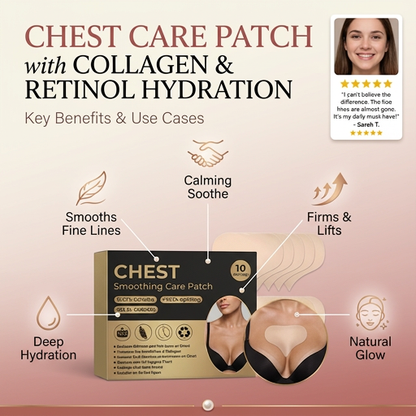 Smoothing Chest Care Patch with Collagen & Retinol Hydration