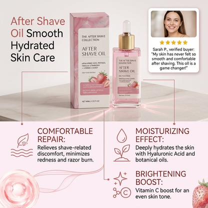 After Shave Oil for Smooth Hydrated Skin Care