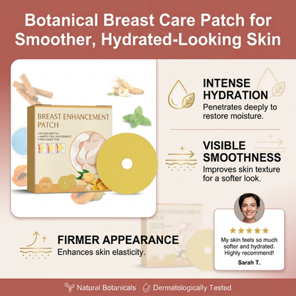 Botanical Breast Care Patch for Smoother, Hydrated-Looking Skin