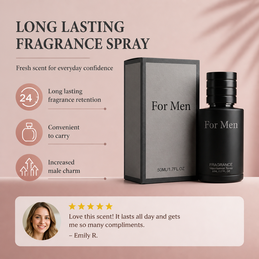 Men's Long Lasting Fragrance Spray – Fresh Scent For Everyday Confidence