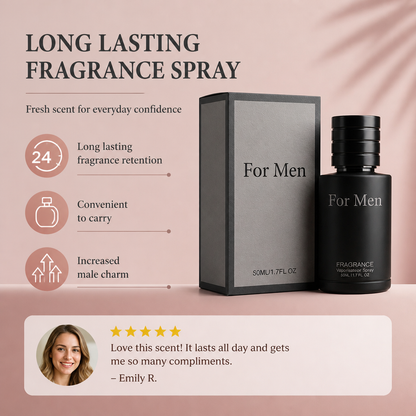 Men's Long Lasting Fragrance Spray – Fresh Scent For Everyday Confidence