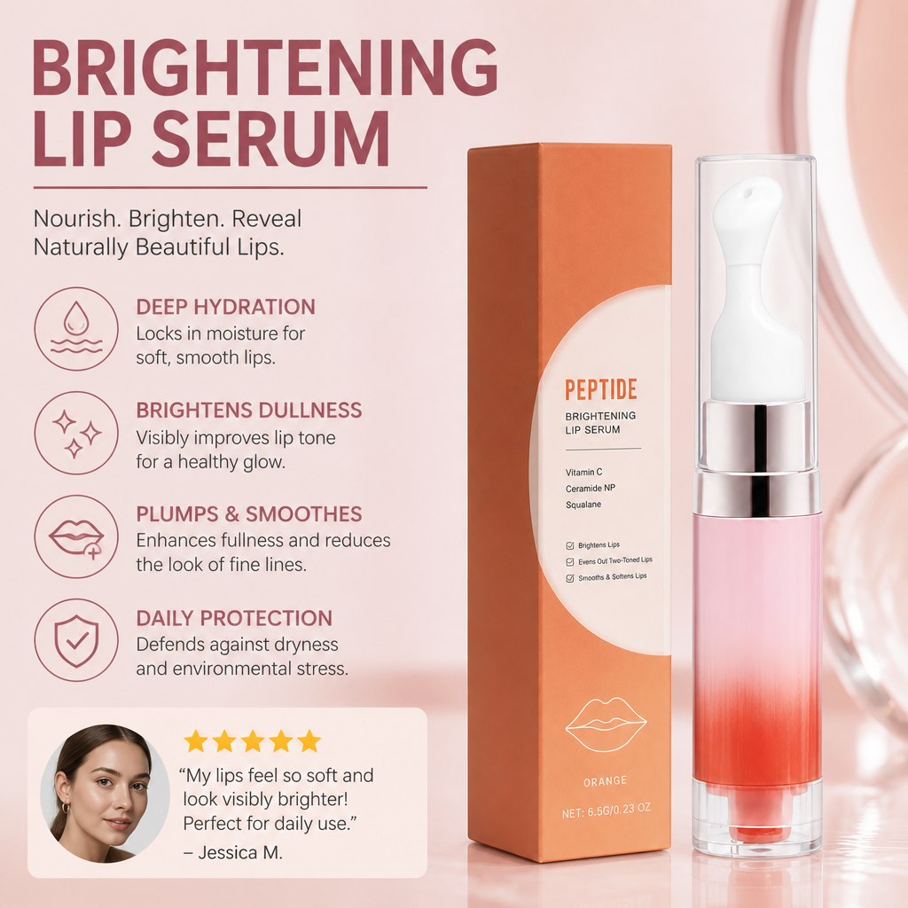 Brightening Lip Serum – Deep Hydration for Smooth, Plump-Looking Lips