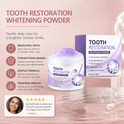 Tooth Whitening Powder – Gentle Daily Care For A Fresh Smile